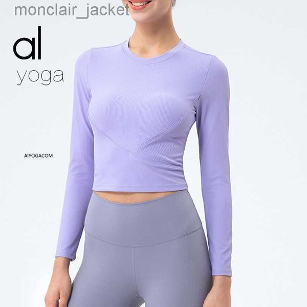 desginer alos yoga t shirt autumn and winter sports long sleeve t-shirt women's fitness suit slim fit quick drying breathable running t, White
desginer alos yoga t shirt autumn and winter sports long sleeve t-shirt women's fitness suit slim fit quick drying breathable running t, White