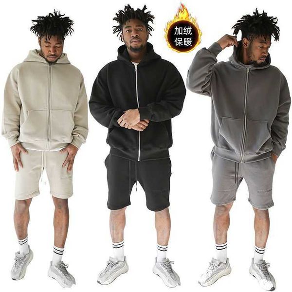 autumn and winter new fitness brother coat thickened and velvet embroidered zipper hooded sweater outdoor warm training clothes, Black
autumn and winter new fitness brother coat thickened and velvet embroidered zipper hooded sweater outdoor warm training clothes, Black