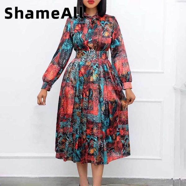 t-shirt women plus size snake skin print bow tie long sleeve midi long dress 4xl summer high waist with belt african satin rayon robes, Black
t-shirt women plus size snake skin print bow tie long sleeve midi long dress 4xl summer high waist with belt african satin rayon robes, Black