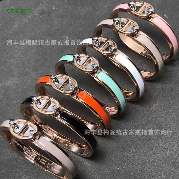 hemrres designer bracelet high version new enamel pig nose h bracelet product anchor chain 8-way buckle couple bi9a, Golden;silver
hemrres designer bracelet high version new enamel pig nose h bracelet product anchor chain 8-way buckle couple bi9a, Golden;silver