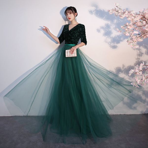 2023 new sequins elegant style evening dresses banquet host long choral dress purchase contact us, Black;red
2023 new sequins elegant style evening dresses banquet host long choral dress purchase contact us, Black;red