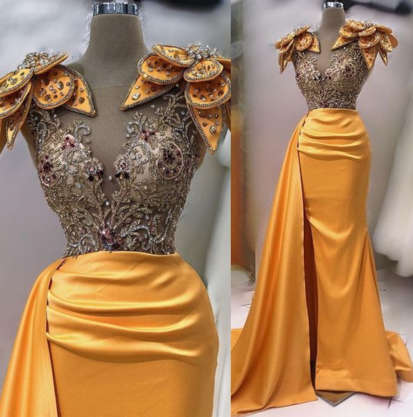 2023 april aso ebi mermaid yellow prom dress crystals beaded satin evening formal party second reception birthday engagement gowns dress rob, Black
2023 april aso ebi mermaid yellow prom dress crystals beaded satin evening formal party second reception birthday engagement gowns dress rob, Black