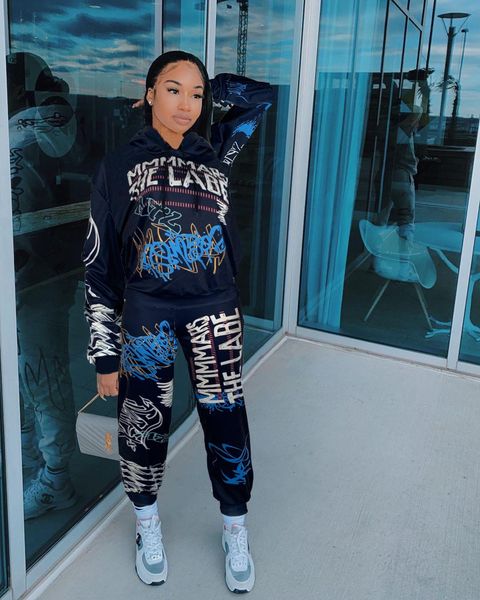 pants 2 piece set women fall winter clothes letter print hooded jacket sport pants sweatsuit jogger outfit wholesale dropshipping, White
pants 2 piece set women fall winter clothes letter print hooded jacket sport pants sweatsuit jogger outfit wholesale dropshipping, White