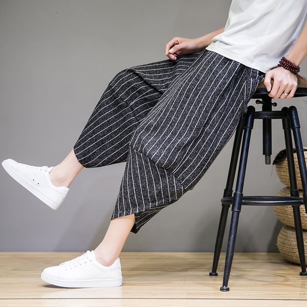 men's pants harajuku men casual side stripe pants mens streetwear oversized baggy cross harem pant male calf-length pant trousers m-5xl, Black
men's pants harajuku men casual side stripe pants mens streetwear oversized baggy cross harem pant male calf-length pant trousers m-5xl, Black