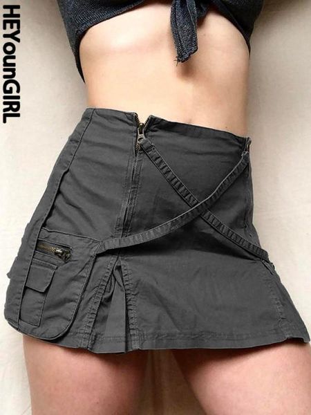 capris heyoungirl cargo denim skirts harajuku low waist pockets zippers aline pleated mini skirt vintage casual jeans skirt outfits, Black;white
capris heyoungirl cargo denim skirts harajuku low waist pockets zippers aline pleated mini skirt vintage casual jeans skirt outfits, Black;white