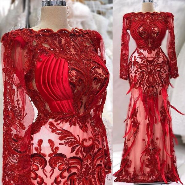 2023 april aso ebi red mermaid prom dress feather lace beaded evening formal party second reception birthday engagement gowns dress robe de, Black
2023 april aso ebi red mermaid prom dress feather lace beaded evening formal party second reception birthday engagement gowns dress robe de, Black