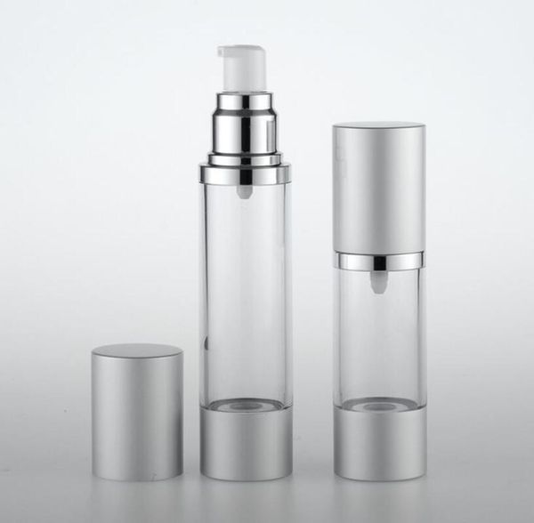 100pcs/lot 15ml 30ml 50ml silver vacumm pump bottles portable pump dispenser refillable airless bottle sn519
100pcs/lot 15ml 30ml 50ml silver vacumm pump bottles portable pump dispenser refillable airless bottle sn519