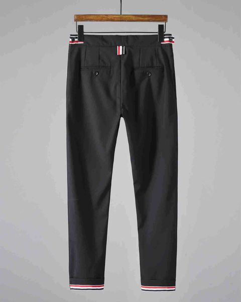 men's pants 2023 spring men suit pants long pants stripe casual korean design cotton nine point pants women long pants solid, Black
men's pants 2023 spring men suit pants long pants stripe casual korean design cotton nine point pants women long pants solid, Black