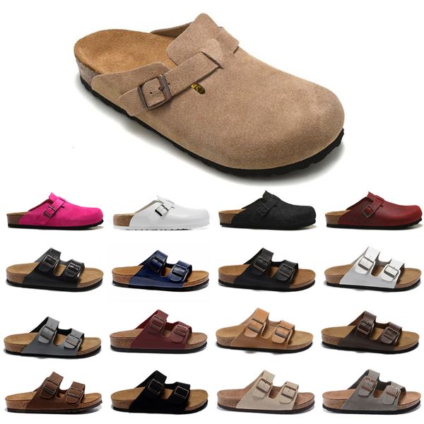 boston mens designer sandals leather suede clogs cork sandalias loafers shoes classic white brown black buckle womens slippers 36-45
boston mens designer sandals leather suede clogs cork sandalias loafers shoes classic white brown black buckle womens slippers 36-45