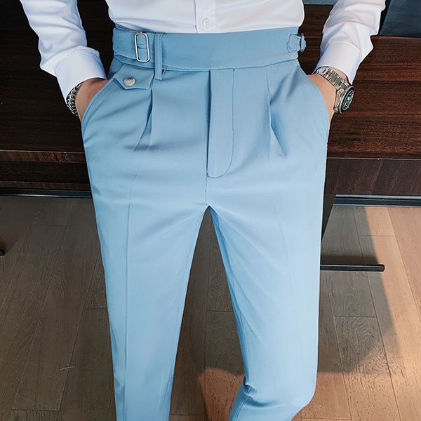 men's pants men social trousers solid color formal office business casual pant men groom wedding dress slim suit pants 230426, Black
men's pants men social trousers solid color formal office business casual pant men groom wedding dress slim suit pants 230426, Black