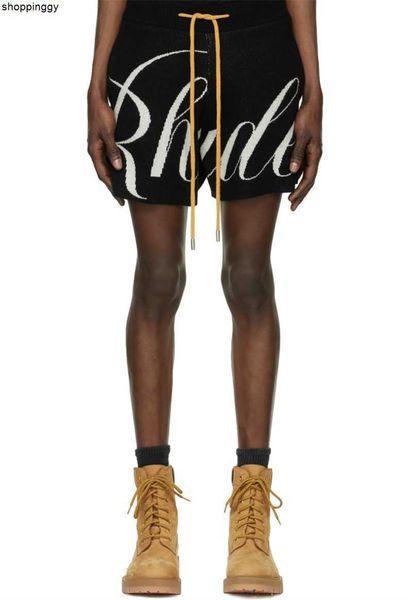 shorts rhude knitte man sweatpants casual pant yellow drawstring jogger trousers plus size knee length pants loose fitness wear short-pants, White;black
shorts rhude knitte man sweatpants casual pant yellow drawstring jogger trousers plus size knee length pants loose fitness wear short-pants, White;black