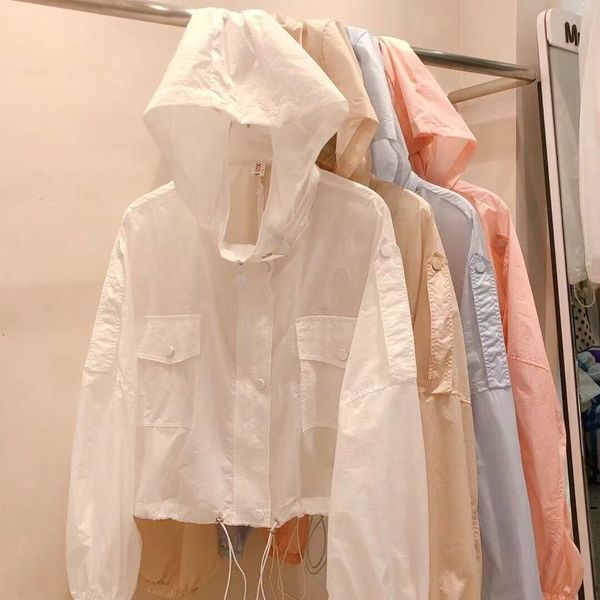 women's jackets summer women hooded beach uv jacket female long sleeve sun protection clothing ladies pink sunscreen casual 230426, Black;brown
women's jackets summer women hooded beach uv jacket female long sleeve sun protection clothing ladies pink sunscreen casual 230426, Black;brown