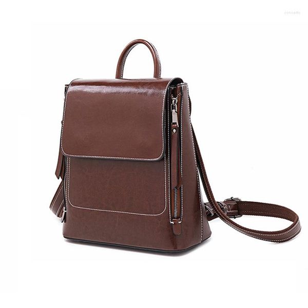 backpack style genuine leather lapbackpacks schoolbag anti-theft waterproof bags for women rucksack outdoor travel
backpack style genuine leather lapbackpacks schoolbag anti-theft waterproof bags for women rucksack outdoor travel