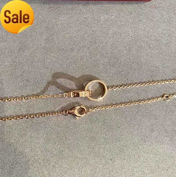 v gold luxury quality double ring connect pendant necklace in rose plated for women wedding jewelry gift have stamp ps4787, Silver
v gold luxury quality double ring connect pendant necklace in rose plated for women wedding jewelry gift have stamp ps4787, Silver