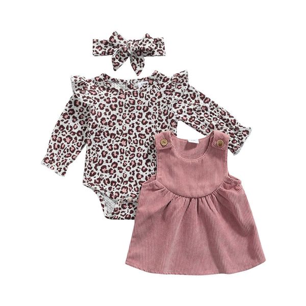 clothing sets baby girl leopard printed long sleeve romper corduroy strap skirt headwear autumn cotton 3pcs outfit cl aa230426, White
clothing sets baby girl leopard printed long sleeve romper corduroy strap skirt headwear autumn cotton 3pcs outfit cl aa230426, White
