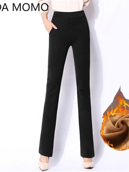 capris winter warm fleece thick high waist women's wide leg capris flare pants for women skinny long pants woman trousers, Black;white
capris winter warm fleece thick high waist women's wide leg capris flare pants for women skinny long pants woman trousers, Black;white