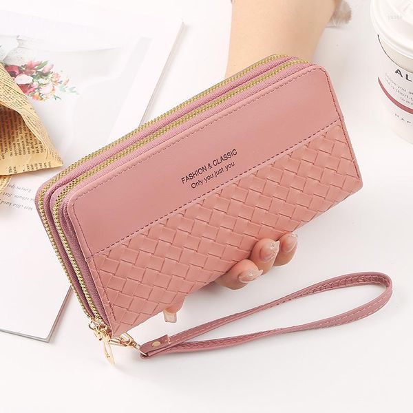 2023wallets wallet for women large capacity pu leather billfold coin purse card holder luxury design clutch with double zipper pocket
2023wallets wallet for women large capacity pu leather billfold coin purse card holder luxury design clutch with double zipper pocket