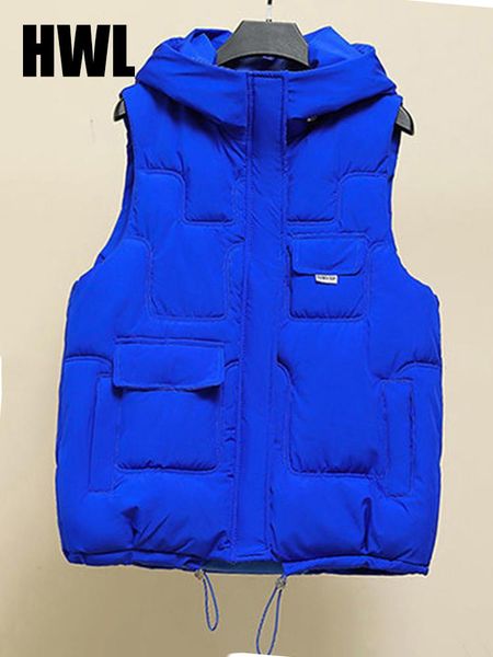 vests 2022 new winter hooded cotton padded puffer vest women zipper warm winter pocket loose 2xl outerwear vest sleeveless jacket, Black;white
vests 2022 new winter hooded cotton padded puffer vest women zipper warm winter pocket loose 2xl outerwear vest sleeveless jacket, Black;white