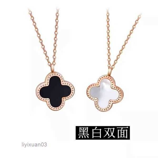 t necklaces fashion classic 4/four leaf clover shells titanium steel for women&girls valentine's mother's day engagement jewelry 3, Silver
t necklaces fashion classic 4/four leaf clover shells titanium steel for women&girls valentine's mother's day engagement jewelry 3, Silver