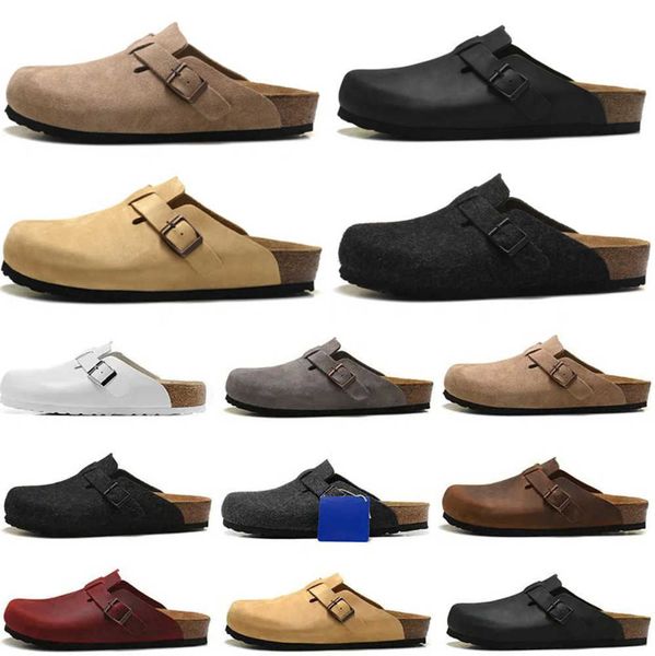 sandals boston clog men women designer slippers leather bag head pull cork flats mules woody loafers for lazy slipper motion current 55ess, Black
sandals boston clog men women designer slippers leather bag head pull cork flats mules woody loafers for lazy slipper motion current 55ess, Black