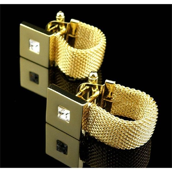 cuff links goldcolor cufflinks golden color square crystal novel design sale copper material cufflinks whoelsale retail 230425, Silver
cuff links goldcolor cufflinks golden color square crystal novel design sale copper material cufflinks whoelsale retail 230425, Silver