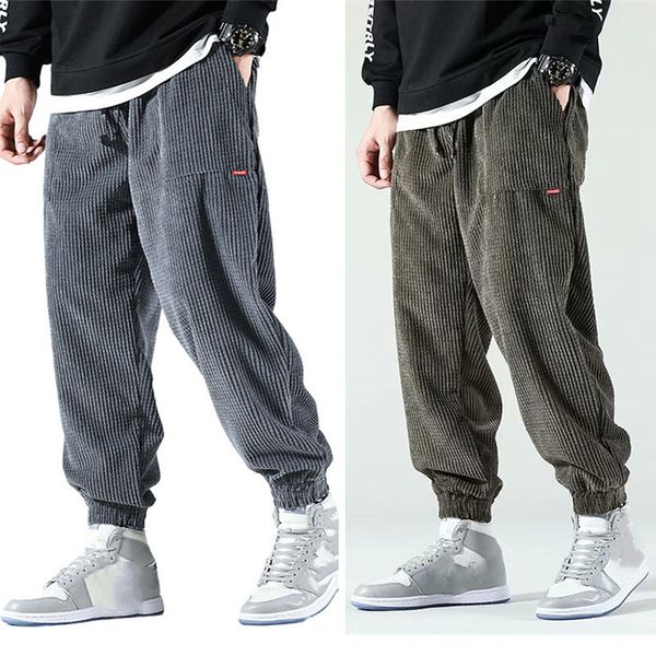 men's pants men corduroy pants jogger harem hip hop spring summer loose korean trousers outdoor sport sweatpants big size pantalons 230, Black
men's pants men corduroy pants jogger harem hip hop spring summer loose korean trousers outdoor sport sweatpants big size pantalons 230, Black
