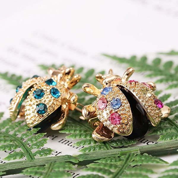 colorful ladybug mini brooch cute sparkling rhinestone insect brooch good quality and factory price, Gray
colorful ladybug mini brooch cute sparkling rhinestone insect brooch good quality and factory price, Gray
