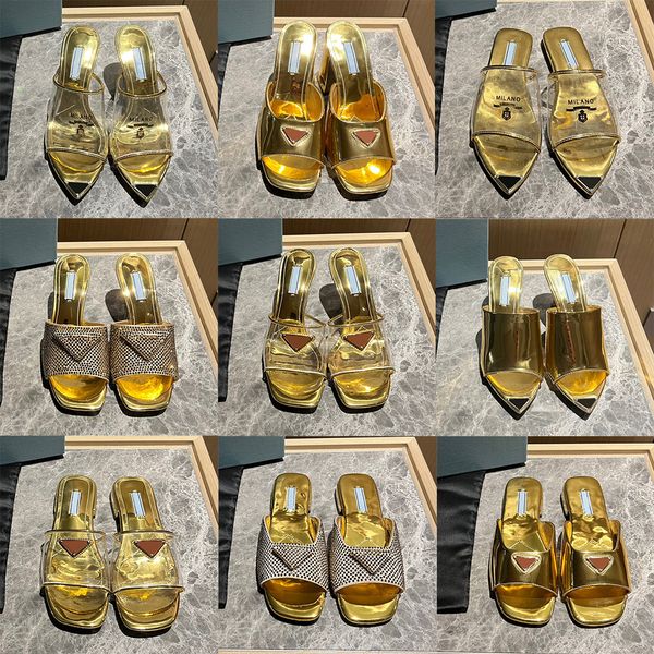 designer women sandals triangle logo printed plexiglass luxury summer beach flat milano slide thick silver metallic leather insole slippers, Black
designer women sandals triangle logo printed plexiglass luxury summer beach flat milano slide thick silver metallic leather insole slippers, Black