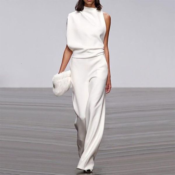 women's jumpsuits rompers elegant woman female jumpsuit overalls for women women's summer solid color sleeveless wide leg jumpsuit, Black;white
women's jumpsuits rompers elegant woman female jumpsuit overalls for women women's summer solid color sleeveless wide leg jumpsuit, Black;white