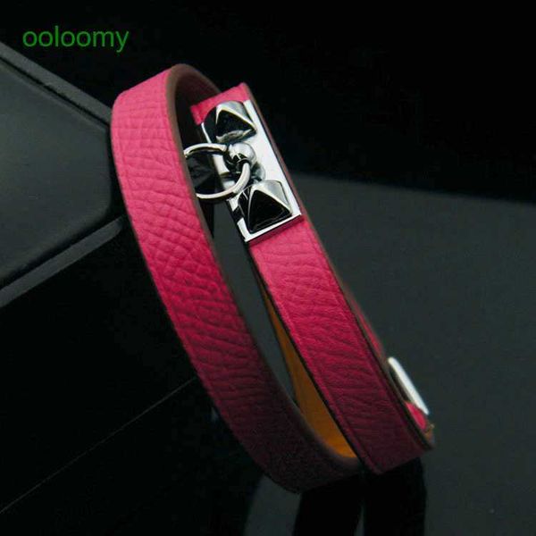 hemres designer bracelet jewelry cross pattern double loop small rivet narrow gold buckle silver bracelet 6c01, Black
hemres designer bracelet jewelry cross pattern double loop small rivet narrow gold buckle silver bracelet 6c01, Black