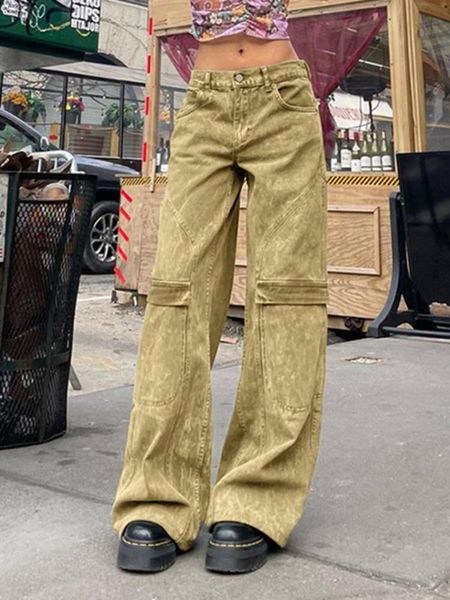 jeans weiyao vintage tie dye print denim cargo pants women low waist wide leg mom jeans retro green baggy straight trousers harajuku, Blue
jeans weiyao vintage tie dye print denim cargo pants women low waist wide leg mom jeans retro green baggy straight trousers harajuku, Blue