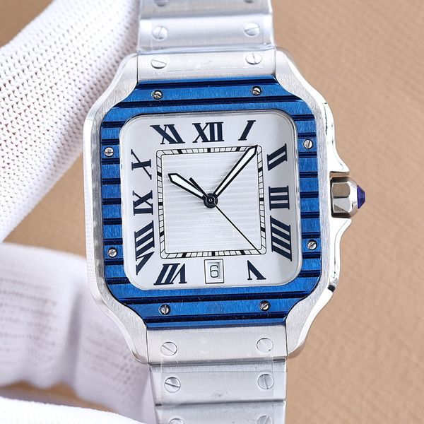 2023 men's automatic mechanical watch square dial sapphire mirror 316 stainless steel men's elegant series, 39mm dial aaa watch, Slivery;brown
2023 men's automatic mechanical watch square dial sapphire mirror 316 stainless steel men's elegant series, 39mm dial aaa watch, Slivery;brown
