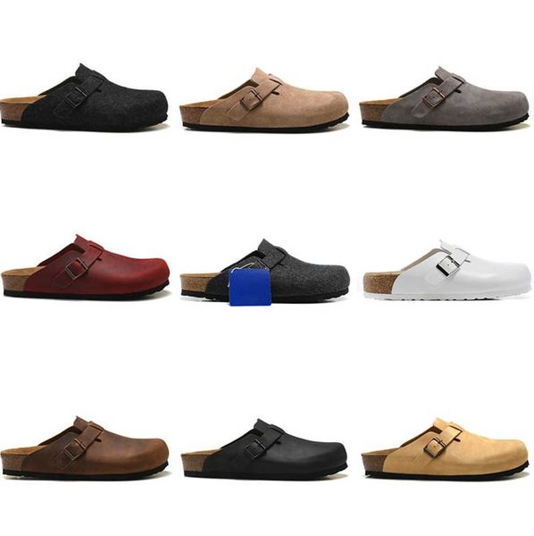 sandals 2023 designer sandals men women slide slippers boston soft footbed clogs suede leather buckle strap shoes outdoor indoor hombres muj, Black
sandals 2023 designer sandals men women slide slippers boston soft footbed clogs suede leather buckle strap shoes outdoor indoor hombres muj, Black
