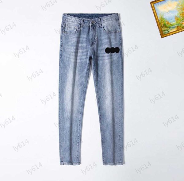 luxury jeans designer logo decoration custom metal buttons zipper fly jeans simple casual style regular version type classic joker trousers, Blue
luxury jeans designer logo decoration custom metal buttons zipper fly jeans simple casual style regular version type classic joker trousers, Blue