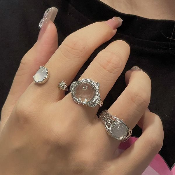 designed jewelry unique engagement ring female individuality sweet cool ins cold wind small open design promise rings for womens couple ring, Silver
designed jewelry unique engagement ring female individuality sweet cool ins cold wind small open design promise rings for womens couple ring, Silver
