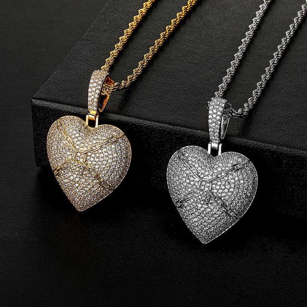 hip hop zirconium full lock love heart pendant necklace link chain for men and women rap fashion accessories 14k real gold jewelry gemstone, Silver
hip hop zirconium full lock love heart pendant necklace link chain for men and women rap fashion accessories 14k real gold jewelry gemstone, Silver