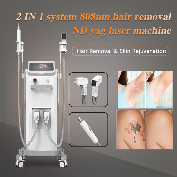 808nm nd yag 2 in 1 system permanent hair removal tattoo removal for all colors ce approved beauty machine, Black
808nm nd yag 2 in 1 system permanent hair removal tattoo removal for all colors ce approved beauty machine, Black