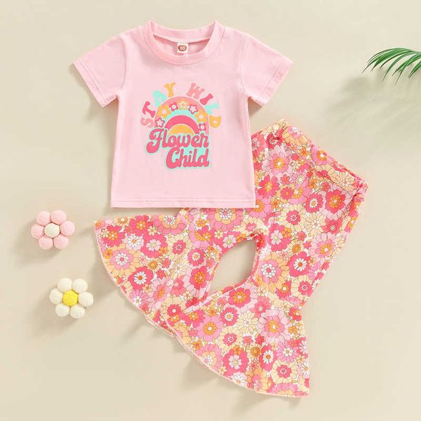 clothing sets toddler kids girls summer clothes sets baby letter print short sleeve t-shirt + floral print flare pants childre aa230426, White
clothing sets toddler kids girls summer clothes sets baby letter print short sleeve t-shirt + floral print flare pants childre aa230426, White