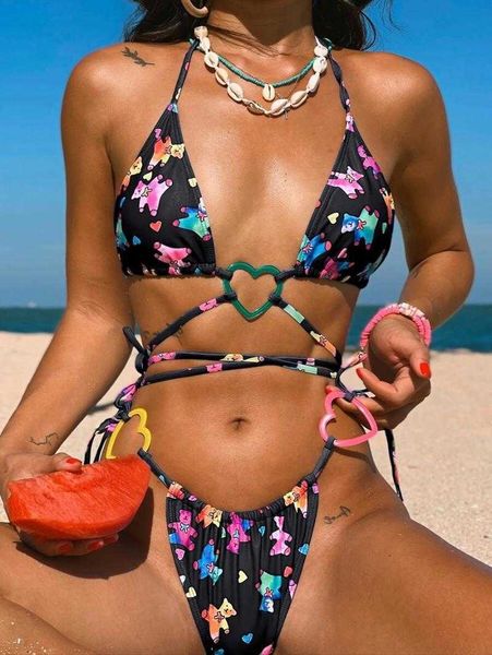 designer bikini womens swimwear micro bikini set string cross swimsuit women heart ring bandage bathing suit brazilian biquini girl designer, Black
designer bikini womens swimwear micro bikini set string cross swimsuit women heart ring bandage bathing suit brazilian biquini girl designer, Black