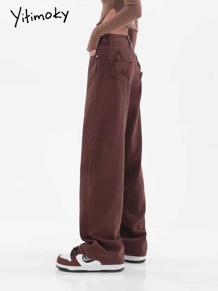 jeans yitimoky brown vintage baggy jeans women streetwear pockets wide leg cargo pants high waist straight denim trousers 2022 lady, Blue
jeans yitimoky brown vintage baggy jeans women streetwear pockets wide leg cargo pants high waist straight denim trousers 2022 lady, Blue