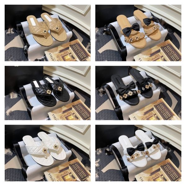 cf chan womens flat heels elslippers bownot pearls flowers sheepskin quilted texture sandals slip on slide flat mule checks diamond beach sh, Black
cf chan womens flat heels elslippers bownot pearls flowers sheepskin quilted texture sandals slip on slide flat mule checks diamond beach sh, Black
