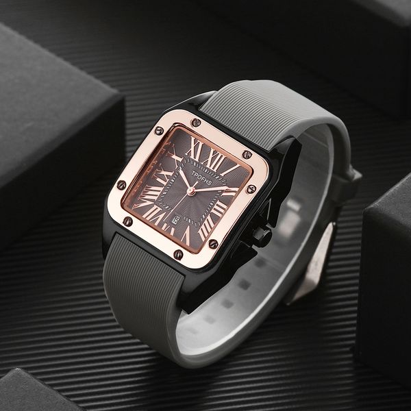 fashion golden dial date watch men watch square sapphire glass golden white watch crown automatic president watches clock christmas present, Slivery;brown
fashion golden dial date watch men watch square sapphire glass golden white watch crown automatic president watches clock christmas present, Slivery;brown