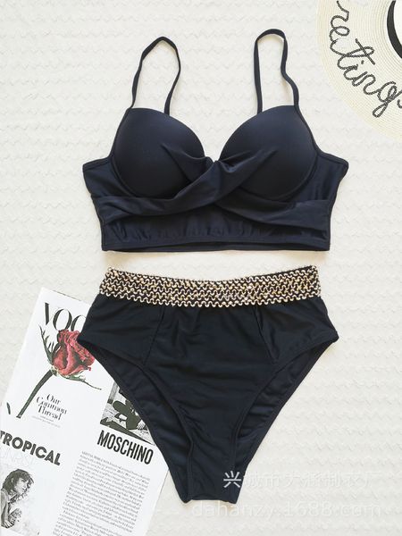 women's swimwear explosive twopiece korean bikini female split steel chest gathered high waist covered belly swimsuit 230425, White;black
women's swimwear explosive twopiece korean bikini female split steel chest gathered high waist covered belly swimsuit 230425, White;black