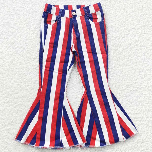 wholesale baby girls jeans striped bell bottoms july 4th new fashion girl denim pants boutique children toddler flared pant shorts, Blue
wholesale baby girls jeans striped bell bottoms july 4th new fashion girl denim pants boutique children toddler flared pant shorts, Blue