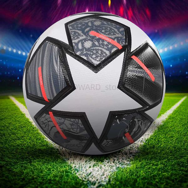 football 2023 new football soccer foty training ball size 5 pu indoor football match ball outdoor football for men women t230427, Black;white
football 2023 new football soccer foty training ball size 5 pu indoor football match ball outdoor football for men women t230427, Black;white