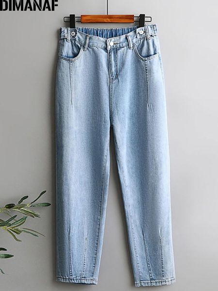jeans dimanaf summer 2022 new women jeans long pants elastic waist oversize loose casual denim blue female fashion buttons trousers
jeans dimanaf summer 2022 new women jeans long pants elastic waist oversize loose casual denim blue female fashion buttons trousers