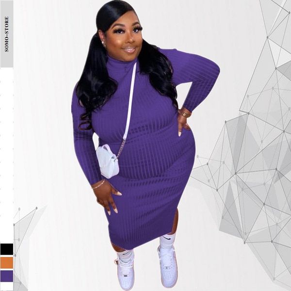 dresses plus size dresses fall women personality comfortable pure color simple high collar vented elegant dress wholesale dropshipping, Black
dresses plus size dresses fall women personality comfortable pure color simple high collar vented elegant dress wholesale dropshipping, Black