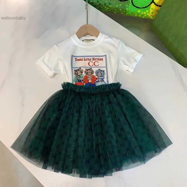 kids clothes sets designer girls t-shirt veil skirt fashion luxury brand clothing summer childrens tshirts dress treasures cotton 2 piece lu, White
kids clothes sets designer girls t-shirt veil skirt fashion luxury brand clothing summer childrens tshirts dress treasures cotton 2 piece lu, White