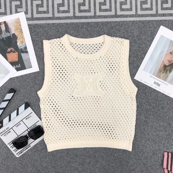 triomphe designer tshirt women internet celebrity same style spring and summer exquisite triomphe crocheted temperament crew neck sleeveless, White
triomphe designer tshirt women internet celebrity same style spring and summer exquisite triomphe crocheted temperament crew neck sleeveless, White