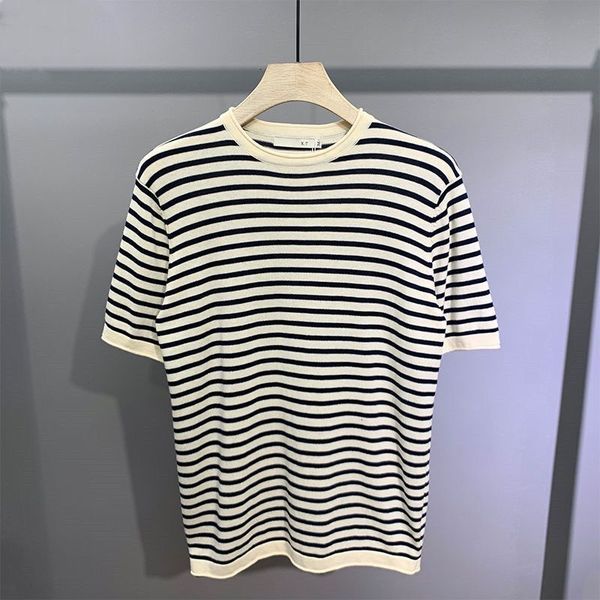 men's t-shirts men's short-sleeved stripe t-shirt men's fashion casual breathable contrast color round neck golf t-shirt y16, White;black
men's t-shirts men's short-sleeved stripe t-shirt men's fashion casual breathable contrast color round neck golf t-shirt y16, White;black